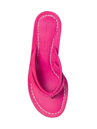 Bernardo 1946 Women's Miami 55MM Kitten Heel Sandals - Azalea - Size 7 | Thumbnail 3 Bernardo 1946 Women's Miami 55MM Kitten Heel Sandals - Azalea - Size 7 | Thumbnail 3