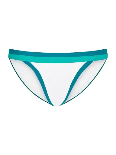 Milly Women's Amalfi Colorblocked Bikini Bottom - Sea Green Multi - Size Large | Thumbnail 1 Milly Women's Amalfi Colorblocked Bikini Bottom - Sea Green Multi - Size Large | Thumbnail 1