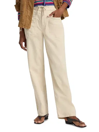 Ba&sh Women's Fima Drawstring Pants - Ecru - Size XL | Thumbnail 3