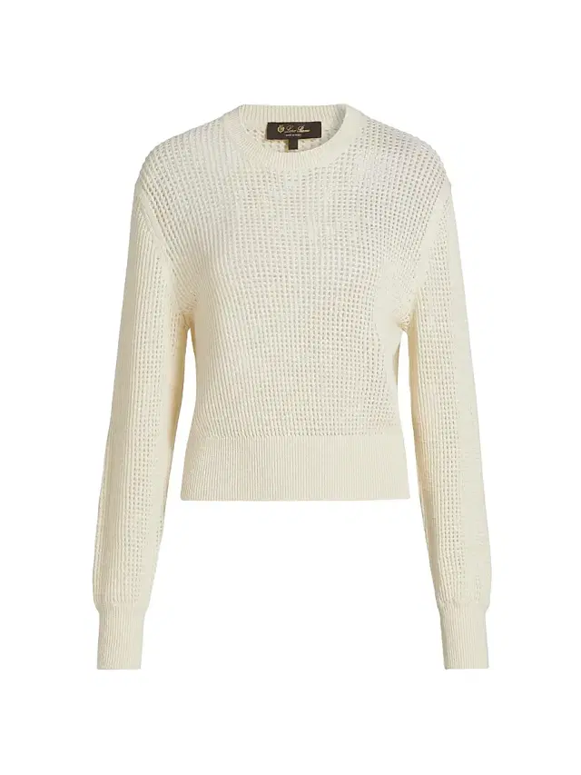 Women's Lenno Cashmere Crewneck Sweater - Nougat