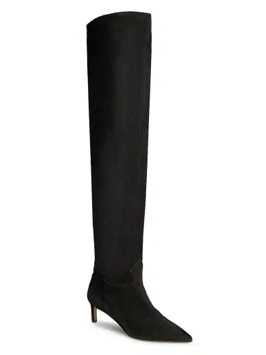Ulla Johnson Women's Carolina 55MM Suede Over-The-Knee Boots - Black - Size 10 | Thumbnail 2 Ulla Johnson Women's Carolina 55MM Suede Over-The-Knee Boots - Black - Size 10 | Thumbnail 2