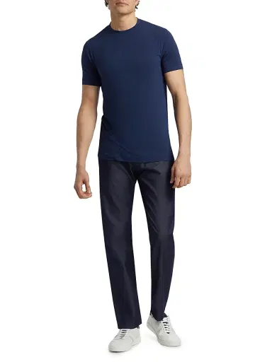 Giorgio Armani Men's Lux Stretch Straight Jeans - Blue Denim - Size 36 | Thumbnail 2