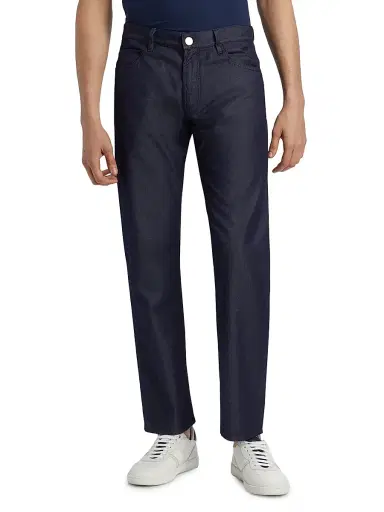 Giorgio Armani Men's Lux Stretch Straight Jeans | Thumbnail 3 Giorgio Armani Men's Lux Stretch Straight Jeans | Thumbnail 3