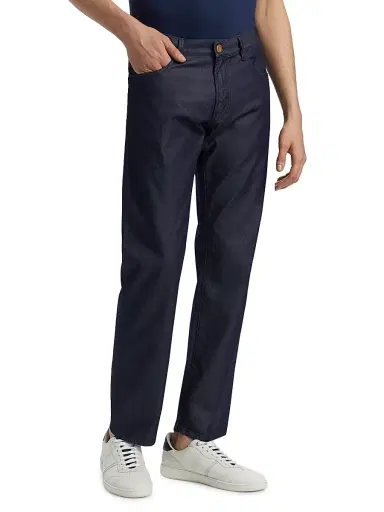 Giorgio Armani Men's Lux Stretch Straight Jeans | Thumbnail 4 Giorgio Armani Men's Lux Stretch Straight Jeans | Thumbnail 4