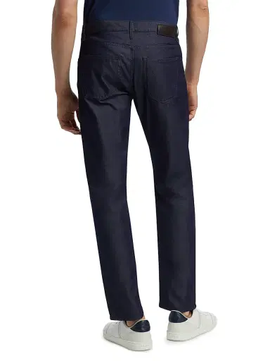 Giorgio Armani Men's Lux Stretch Straight Jeans - Blue Denim - Size 36 | Thumbnail 5