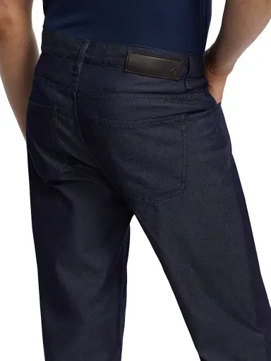 Giorgio Armani Men's Lux Stretch Straight Jeans - Blue Denim - Size 36 | Thumbnail 6