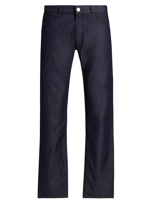 Men's Lux Stretch Straight Jeans - Blue Denim