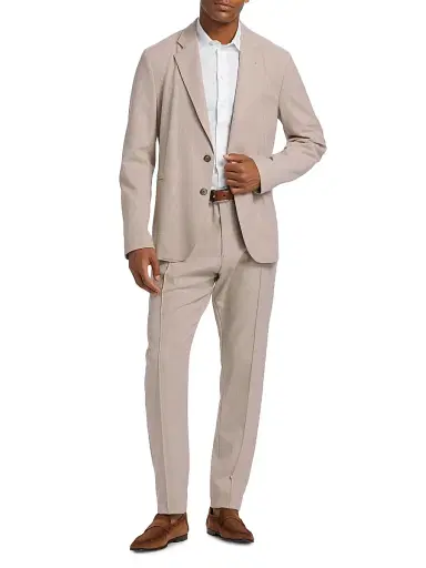 Emporio Armani Men's Stretch Gabardine Jacket | Thumbnail 2