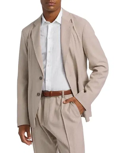 Emporio Armani Men's Stretch Gabardine Jacket | Thumbnail 3