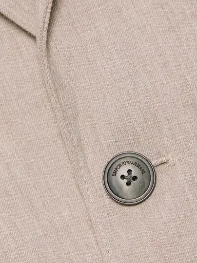 Emporio Armani Men's Stretch Gabardine Jacket | Thumbnail 7