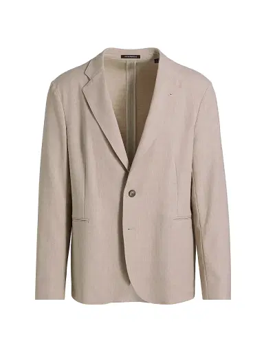 Emporio Armani Men's Stretch Gabardine Jacket | Thumbnail 1