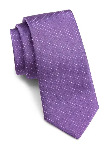 Giorgio Armani Men's Dot-Patterned Silk Tie | Thumbnail 1 Giorgio Armani Men's Dot-Patterned Silk Tie | Thumbnail 1