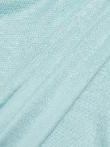 Giorgio Armani Men's Lux Jersey Silk-Cotton T-Shirt - Aqua | Thumbnail 7 Giorgio Armani Men's Lux Jersey Silk-Cotton T-Shirt - Aqua | Thumbnail 7