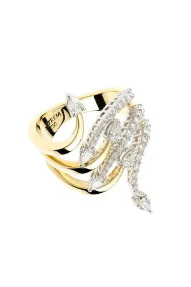 YEPREM Golden Strada Stackable Ring | Thumbnail 1 YEPREM Golden Strada Stackable Ring | Thumbnail 1