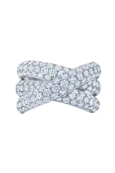 KWIAT Moonlight 3 Row Crossover Ring | Thumbnail 1