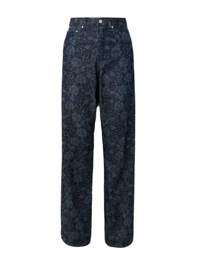 Bleached Mid-rise Straight-leg Jeans
