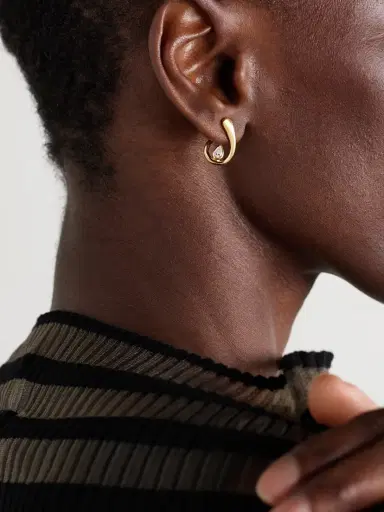 SHAY 18-karat Gold Diamond Earrings | Thumbnail 2