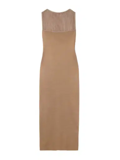 Khaite Ruslan Fringed Knitted Maxi Dress | Thumbnail 1 Khaite Ruslan Fringed Knitted Maxi Dress | Thumbnail 1