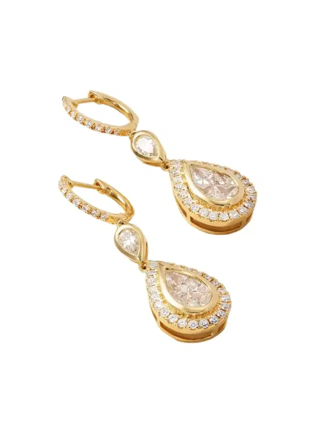 18-karat Gold Diamond Earrings