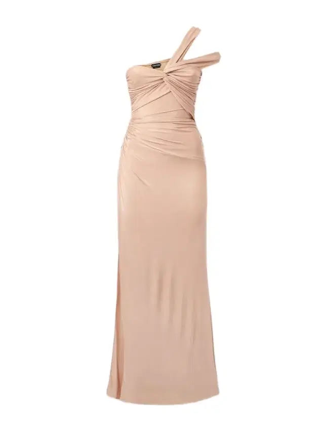 One-shoulder Stretch-jersey Maxi Dress