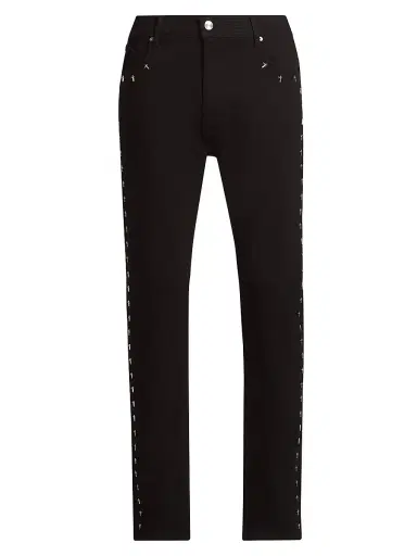 RTA Men's Bryant Cross Stretch High-Rise Slim-Fit Jeans - Black Cross - Size 29 | Thumbnail 1 RTA Men's Bryant Cross Stretch High-Rise Slim-Fit Jeans - Black Cross - Size 29 | Thumbnail 1