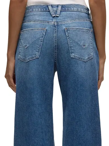 Hudson Jeans Women's Jodie Stretch Loose-Fit Wide-Leg Jeans - Lunar | Thumbnail 8