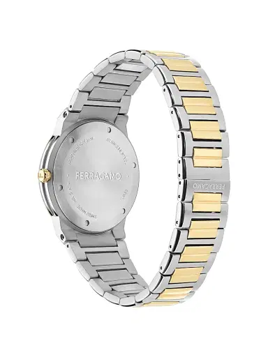 FERRAGAMO Men's Two-Tone Stainless Steel Logo Bracelet Watch/41MM - Two Tone | Thumbnail 3