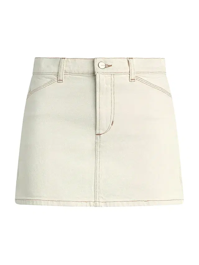 Joe's Jeans Women's The Carpenter Denim Miniskirt - Milk