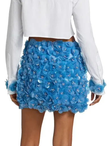 Mariandree Gaitan Women's Paula Floral Mini Skirt | Thumbnail 5 Mariandree Gaitan Women's Paula Floral Mini Skirt | Thumbnail 5