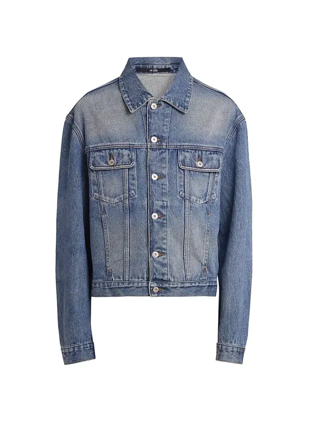 Jacquemus Men's La Veste Denim Trucker Jacket - Blue Tabac