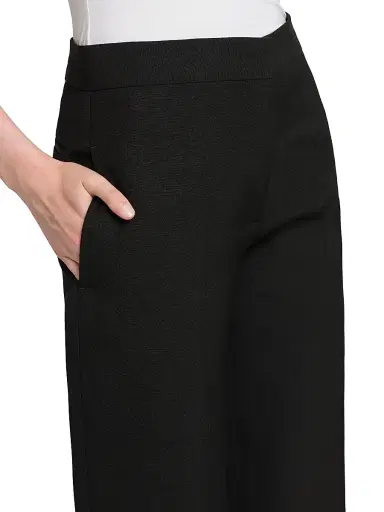 Jil Sander Women's Tailored Darted Straight Pants - Black - Size 10 | Thumbnail 6 Jil Sander Women's Tailored Darted Straight Pants - Black - Size 10 | Thumbnail 6