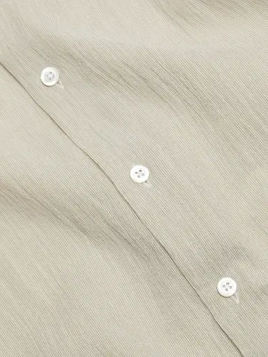 Emporio Armani Men's Solid Cotton Button-Front Shirt - Tan | Thumbnail 7 Emporio Armani Men's Solid Cotton Button-Front Shirt - Tan | Thumbnail 7