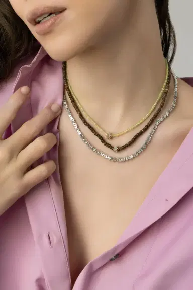 Suzanne Kalan Classic Diamond Baguette Tennis Necklace | Thumbnail 7