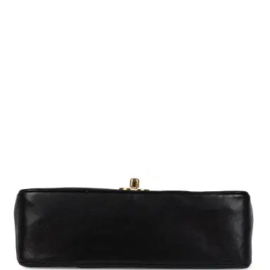 Chanel Vintage Chanel Small Diana Flap Bag Black Lambskin Gold Hardware | Thumbnail 6 Chanel Vintage Chanel Small Diana Flap Bag Black Lambskin Gold Hardware | Thumbnail 6