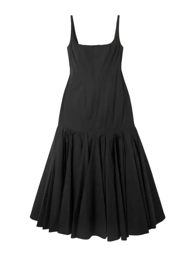Agave Pleated Paneled Cotton-poplin Midi Dress
