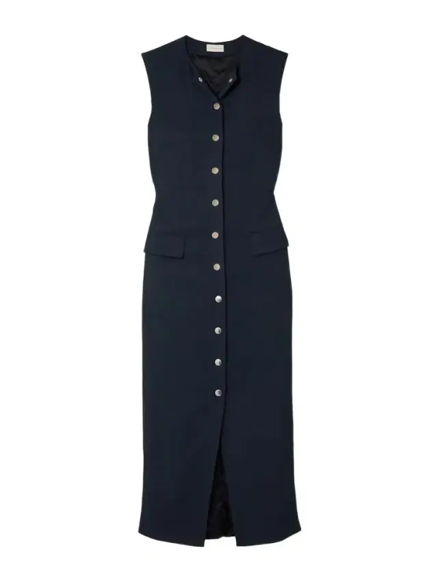 Twill Midi Dress