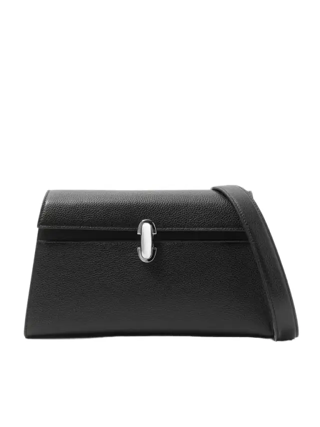 Symmetry Textured-leather Shoulder Bag