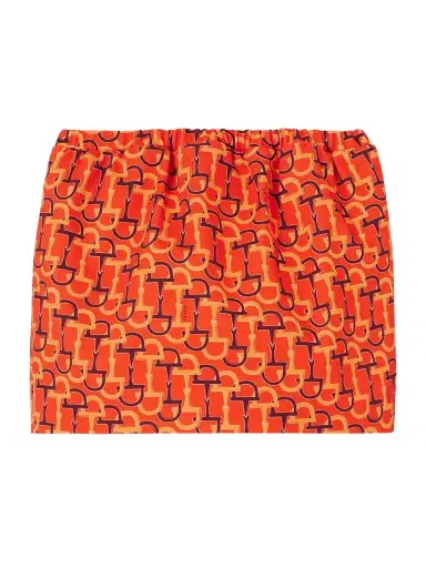 Gucci Printed Cotton-twill Mini Skirt | Thumbnail 1 Gucci Printed Cotton-twill Mini Skirt | Thumbnail 1