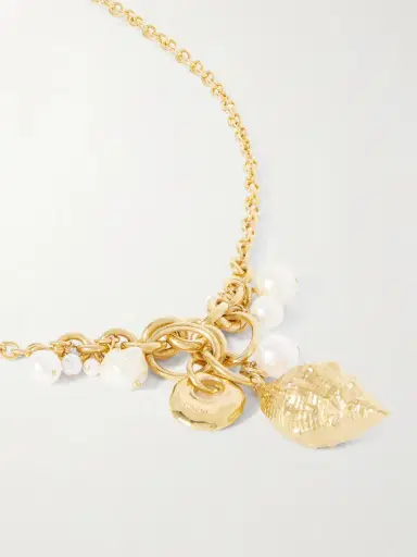 Chloé tone Faux Pearl Necklace | Thumbnail 4 Chloé tone Faux Pearl Necklace | Thumbnail 4