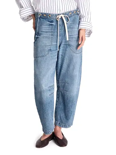 TWP Women's Jetties Beach Barrel-Leg Jeans | Thumbnail 3 TWP Women's Jetties Beach Barrel-Leg Jeans | Thumbnail 3