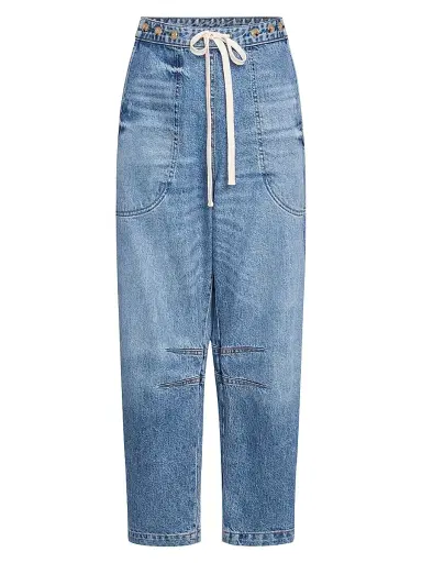 TWP Women's Jetties Beach Barrel-Leg Jeans | Thumbnail 1 TWP Women's Jetties Beach Barrel-Leg Jeans | Thumbnail 1