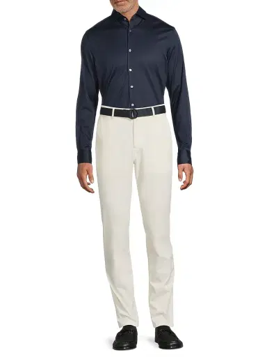 Canali Men's Chino Stretch-Cotton Pants | Thumbnail 2 Canali Men's Chino Stretch-Cotton Pants | Thumbnail 2
