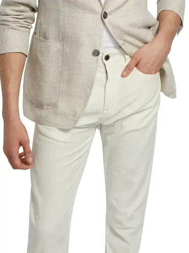 Canali Men's Chino Stretch-Cotton Pants | Thumbnail 6 Canali Men's Chino Stretch-Cotton Pants | Thumbnail 6