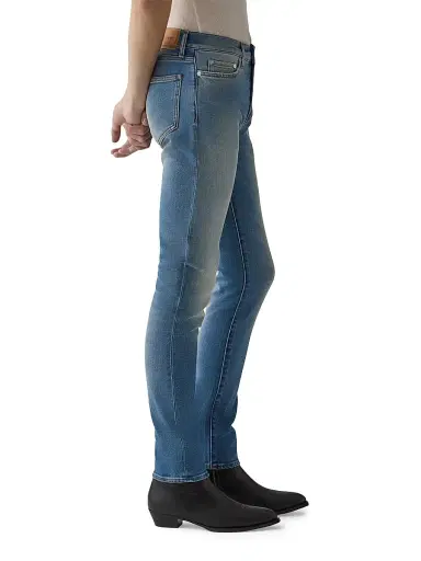 BLK DNM Men's Washed Stretch-Denim Mid-Rise Slim-Fit Jeans - Vintage Blue - Size 38 | Thumbnail 2 BLK DNM Men's Washed Stretch-Denim Mid-Rise Slim-Fit Jeans - Vintage Blue - Size 38 | Thumbnail 2