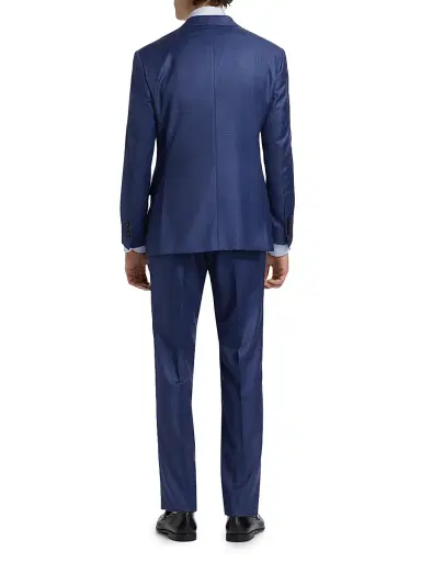 Emporio Armani Men's Virgin Wool Suit - High Blue - Size 40 | Thumbnail 5 Emporio Armani Men's Virgin Wool Suit - High Blue - Size 40 | Thumbnail 5