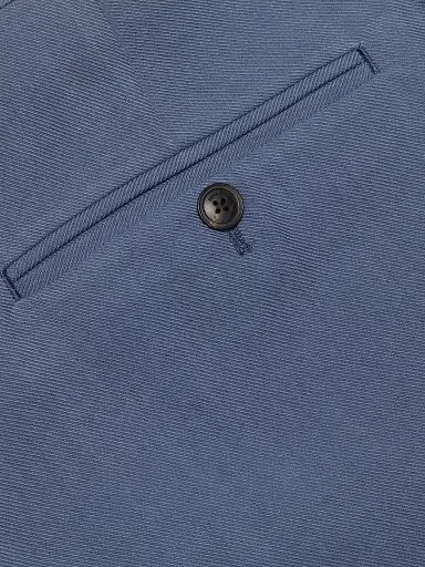 Emporio Armani Men's Crease-Front Trousers - Blue - Size 34 | Thumbnail 7