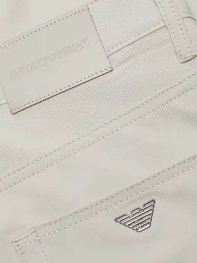 Emporio Armani Men's Techno Corduroy Pants - Tan - Size 40 | Thumbnail 7