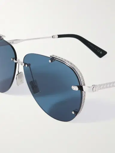 DIOR Eyewear NeoDior A1U Aviator-Style Silver-Tone Sunglasses - Men | Thumbnail 3 DIOR Eyewear NeoDior A1U Aviator-Style Silver-Tone Sunglasses - Men | Thumbnail 3