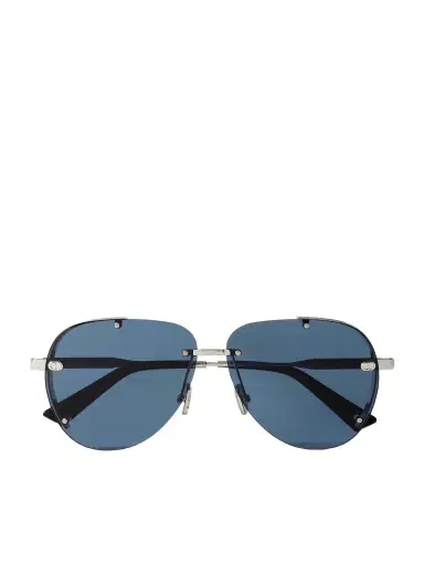 DIOR Eyewear NeoDior A1U Aviator-Style Silver-Tone Sunglasses - Men | Thumbnail 1 DIOR Eyewear NeoDior A1U Aviator-Style Silver-Tone Sunglasses - Men | Thumbnail 1