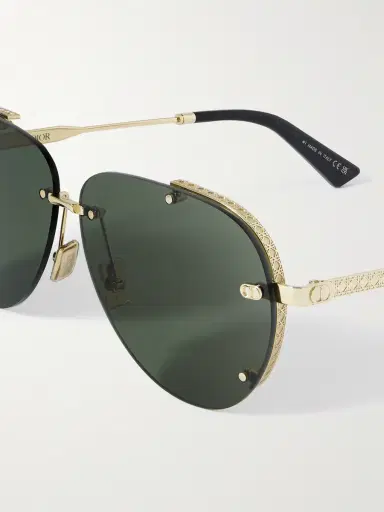 DIOR Eyewear NeoDior A1U Aviator-Style Gold-Tone Sunglasses - Men | Thumbnail 3 DIOR Eyewear NeoDior A1U Aviator-Style Gold-Tone Sunglasses - Men | Thumbnail 3